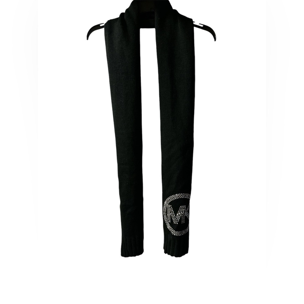 Michael kors black knited scarf